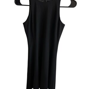 Ralph Lauren Womens Wool Silk Blend Fit & Flare Dress Quiet Luxury Black Sz 12
